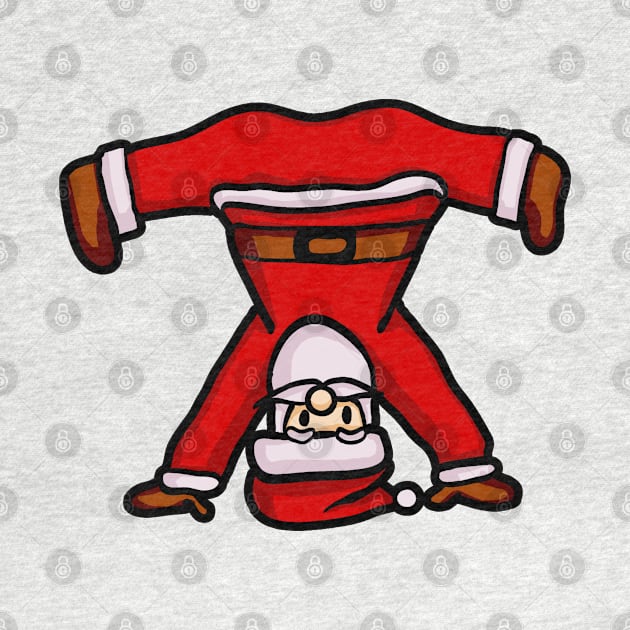 Santa Claus Doing Yoga by KsuAnn